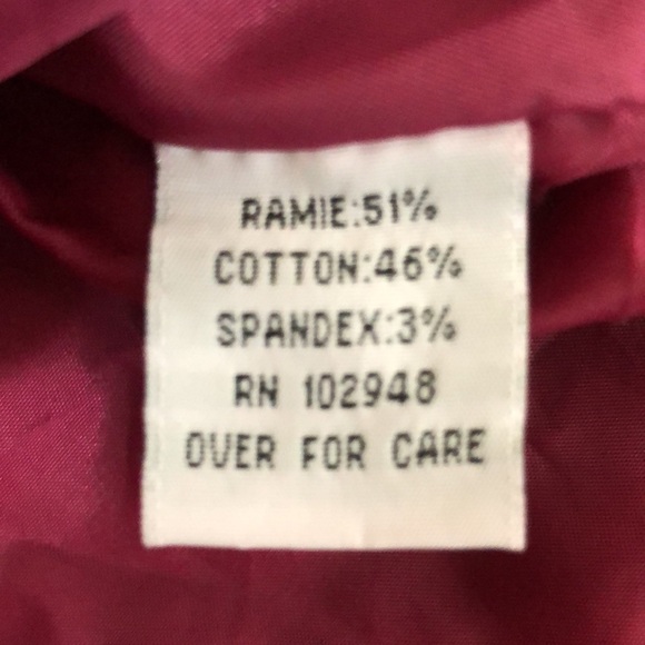 Women's Velvet Double-Breasted Jacket - Raspberry - Picture 4 of 6